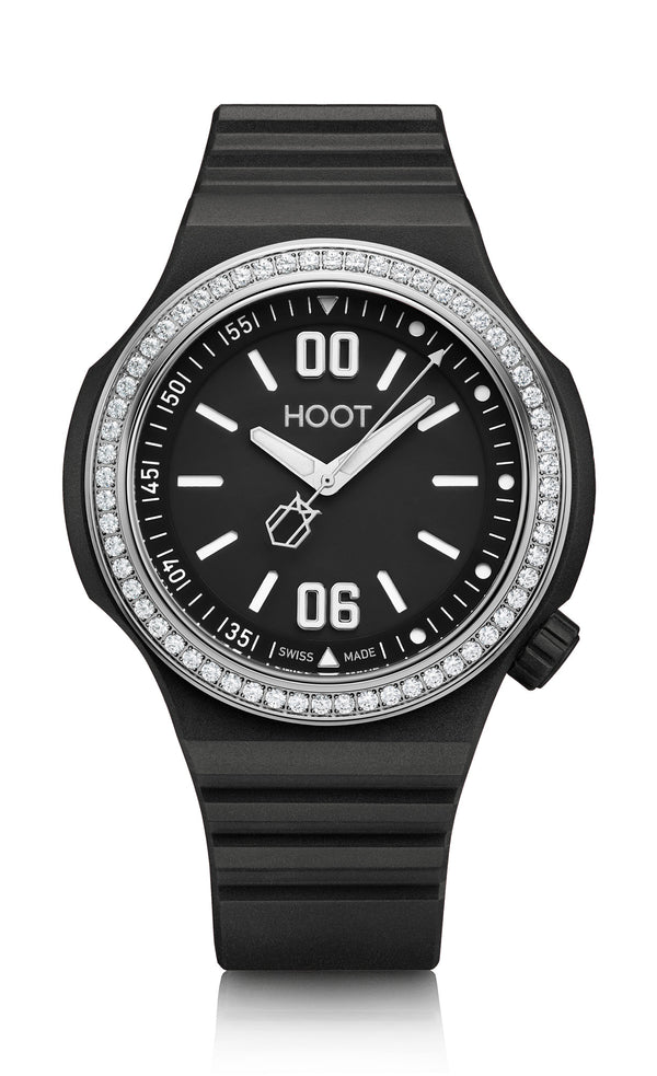 NIGHT OWL | Noir Blanc Swarovski